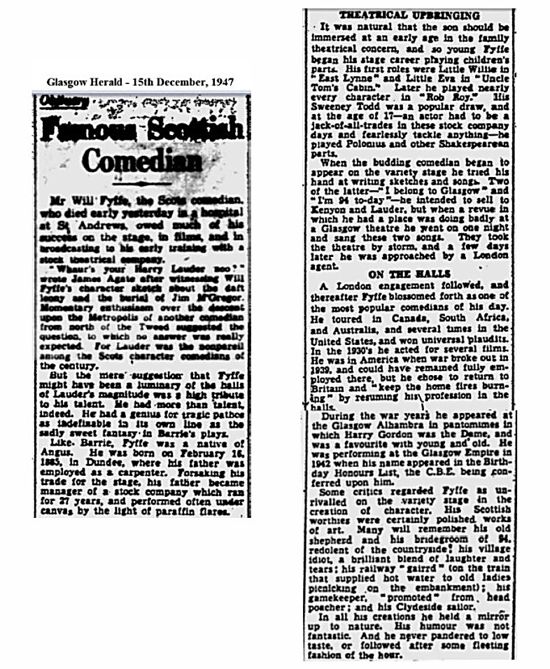 Snippets from the Glasgow Herald Disasters